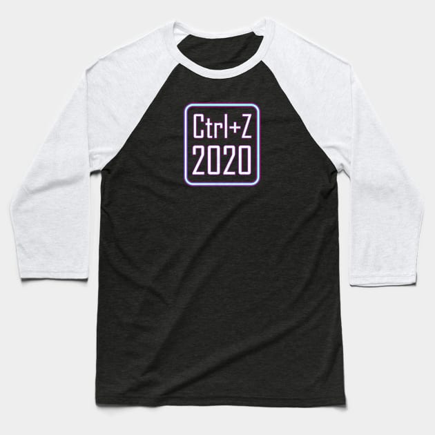 Ctrl+Z 2020 Baseball T-Shirt by WAADESIGN